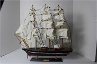 1869 Cutty Stark  Model Ship 18 x 19"