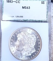 1883-CC Morgan Silver Dollar PCI - MS63
