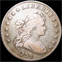 1799 Draped Bust Dollar ABOUT UNCIRCULATED