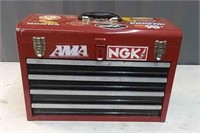 Metal Toolbox And Contents