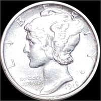 1918-S Mercury Silver Dime UNCIRCULATED