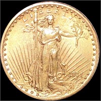 1911 $20 Gold Double Eagle UNCIRCULATED