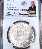 1883-CC Morgan Silver Dollar NGC - MS64