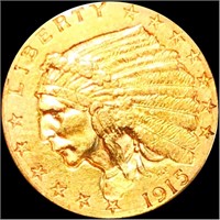 1915 $2.50 Gold Quarter Eagle UNCIRCULATED