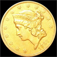 1851-O $20 Gold Double Eagle CLOSELY UNCIRCULATED