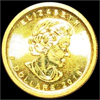 2016 Canadian Gold 5 Dollars UNCIRCULATED