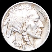 1921-S Buffalo Head Nickel XF+