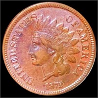 1872 Indian Head Penny LIGHTLY CIRCULATED