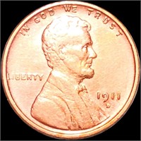 1911-D Lincoln Wheat Penny CLOSELY UNCIRCULATED