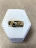 BRAND NEW 10KT Gold Diamond Ring Size 6