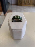 Sterling Silver Jade Ring