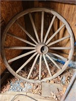 Wooden Wagon Wheel