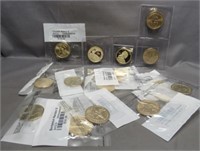 Various Coins Including Sacagawea Dollars,