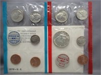 1970 P & D UNC Coin Set.
