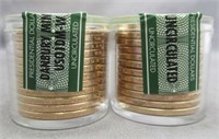 (2) Rolls of 12 Coins Each UNC Danbury Mint