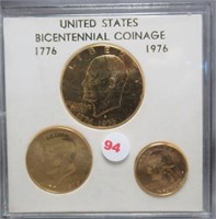 United States 1776-1976 Bicentennial Coinage Set.
