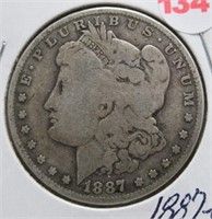 1887-O Morgan Silver Dollar.