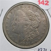 1921-O Morgan Silver Dollar.