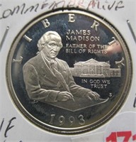 1993-S James Madison Bill of Rights Commemorative
