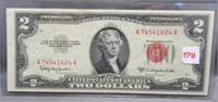1953-C $2 Red Seal Note.
