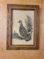 Grouse and Squirrel Wildlife Art