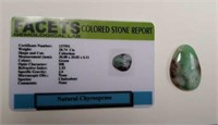 Natural Chyrsoprase Loose Gemstone SJC