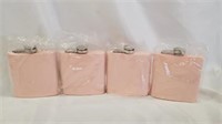 (New) Pink Flasks - 4pk U13D