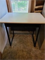 Drafting table with light