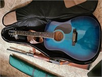 Florencia Acoustic  folk  guitar w/ case