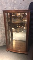 Glass and Wood Display Cabinet