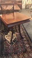 Square Cherry Wood Table