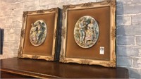 Pair of Italian Porcelain Plaques