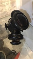Black Antique Railroad Lantern