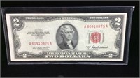 1953A Red Seal Two Dollar Bill