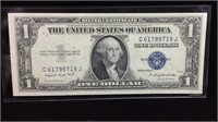 1935G One Dollar Silver Certificate Bill