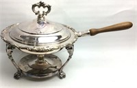Silver Plate Server with Warmer
