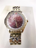 Geneva Quartz Lady's Stainless Steel Wristwatch