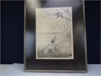 Framed Duck Print Art