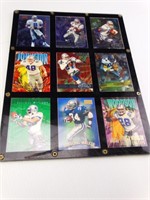 Framed Lot of 9 Dallas Cowboys c. 1993-1997