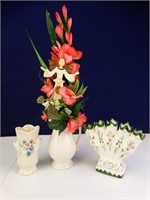 (5) Ceramic Vases