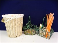 Baskets, & Assorted Kitchenware Items Bundle