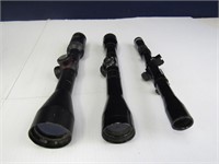 (3) Assorted Rifle Scope Attachments