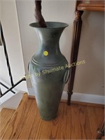 Tall Green metal Umbrella stand