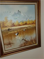 Paul Mallett goose painting