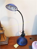 Small blue lamp
