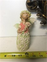Plastic 23” Wall Sconce and Flower Fairy