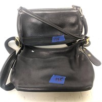 Two Black Coach Handbags