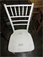 White Bamboo Chair Event Source