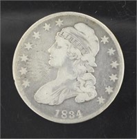 1934 Capped Bust Silver Half Dollar