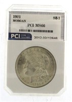 1921 MS66 Morgan Silver Dollar